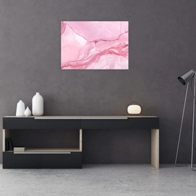 Obraz - Różowy marmur (70x50 cm)