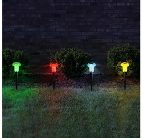 Globo 33987-4 - Zestaw 4x LED RGB lamp solarnych LED/0,05W/3V IP44