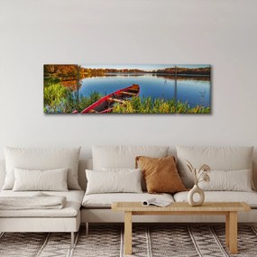 Obraz czerwonej kropki (170x50 cm)
