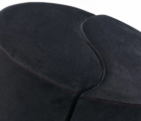 Stołek Alis Pouf Czarny