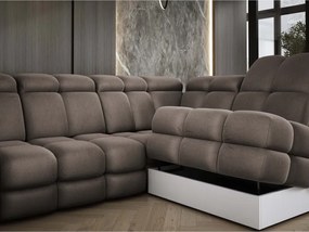 Narożnik TOLLO XL Prawostronny Elektryczna regulacja Tkanina SOLAR 28 WERSAL