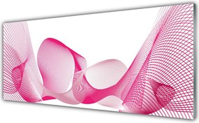 Szkło Ozdobne do Kuchni Płynna Geometria Linii