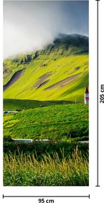 Fototapeta na drzwi - Górski krajobraz (95x205cm)