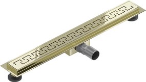 Mexen Flat M15 odpływ liniowy 70 cm, złoty - 1524070-15
