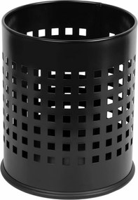 Alda Kosz na śmieci Officer perforowany 7 l, czarny, 7 l