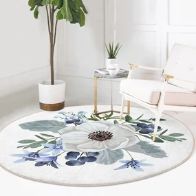 Okrągły dywan odpowiedni do prania i robotów sprzątających ø 120 cm Comfort – Mila Home