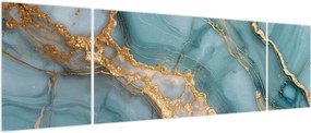 Obraz - Turkusowy marmur (170x50 cm)