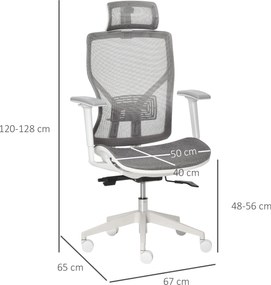 Vinsetto Krzesło Biurowe z Podnóżkiem do Biurka Oparcie Sztuczna Skóra Czarne | Aosom PL