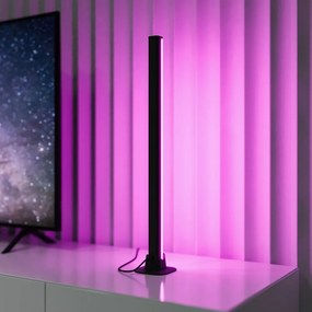 Czarna metalowa lampa stołowa LED (wysokość 55 cm) Boy – Reality