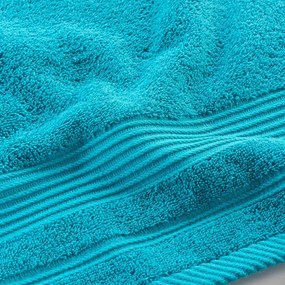 Niebieski bawełniany ręcznik frotte 50x90 cm Tendresse – douceur d'intérieur