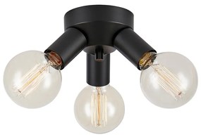 Markslöjd 108549 - Lampa sufitowa MAZZO 3xE27/40W/230V czarne