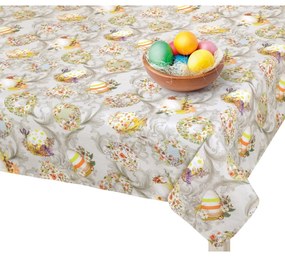 Bellatex Obrus Wielkanoc Jajeczko szary, 100 x 100 cm, 100 x 100 cm