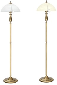 Ciemno złota klasyczna lampa podłogowa M-P1D-L