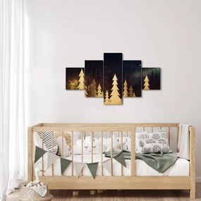 Obraz - Złota noc (125x70 cm)