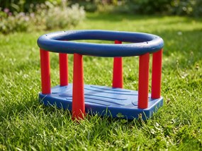 Siedzisko kubełkowe dla dzieci Huśtawka kubełkowa niebiesko-czerwona (bez łańcucha)