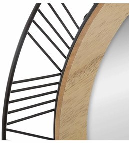Lustro dekoracyjne w metalowej oprawie, Ø 45 cm