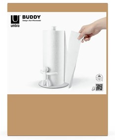 Stalowy stojak na ręczniki kuchenne ø 19 cm Buddy – Umbra