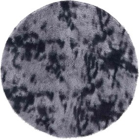 Ciemnoszary okrągły dywan 100 cm E0-Z83