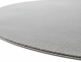 Dywan pluszowy Joy szary koło 160 cm x 160 cm