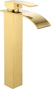 Mexen Aries bateria umywalkowa wysoka, złota - 744810-50