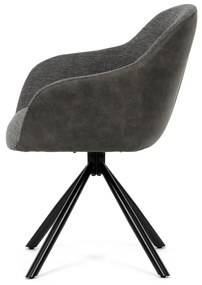 Zestaw krzeseł obiadowych z mechanizmem powrotnymDCH-Y1143 GREY2, 2 szt.