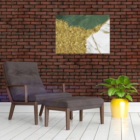 Obraz - Zielony marmur N⁰2 (70x50 cm)