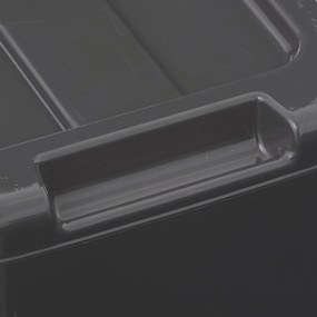 Kosz na śmieci z plastiku z recyklingu, 25 l