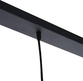 Nowoczesna lampa wisząca czarna 3-światłowa - Koopa