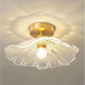 Lampa sufitowa ACRYLIC 1xE27/40W/230V śr. 28 cm złota