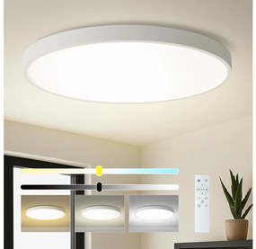 Brilagi - ściemnialne oświetlenie LED POOL SMART LED/180W/230V śr. 120 cm Wi‑Fi Tuya białe +pilot