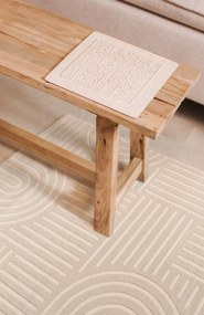 Dywan nowoczesny 3D Louis kremowy 160 cm x 230 cm