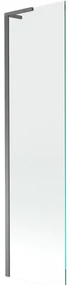Mexen Next L parawan nawannowy 1-skrzydłowy 50 x 150 cm, transparent, gun metal - 895-050-000-03-00-95