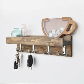Półka kuchenna Rustic Walnut
