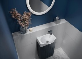 Zestaw Szafka z umywalką DIA 40 cm granatowy półmat KROFAM