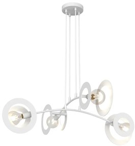 Biała regulowana lampa wisząca - D156 R3-S18