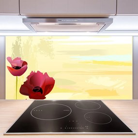 Panel Szklany do Kuchni Wiosenna Natura W Kwiatach