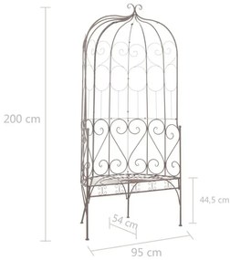 Klasyczna ławka ogrodowa S7-N07