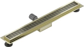 Mexen Flat M33 odpływ liniowy 70 cm, złoty - 1533070-15