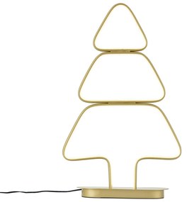 Zewnetrzna Designerska lampa stołowa złota choinka z LED IP44 - Arbre Oswietlenie zewnetrzne