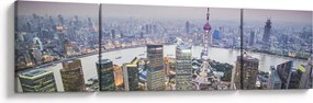 Obraz - Szanghaj, Chiny (170x50 cm)