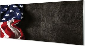 Szklany Panel Amerykański Sztandar Państwowy