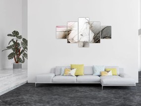 Obraz - Atrament marmurkowy (125x70 cm)