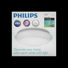 Philips 33362/31/17 lampa sufitowa LED Cinnabar 1x 16 W 1500 lm 4000 K IP20 32 cm, biały