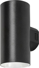 Rabalux 77155 zewnętrzna lampa ścienna LED Urfa, 18 W, IP65, czarny, 16 cm