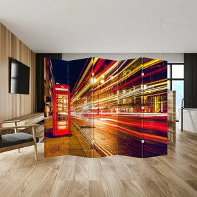 Parawan - Czerwona, londyńska budka telefoniczna (210x170 cm)