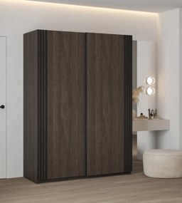 Szafa Przesuwna VANTE 150 cm Szafa Dwudrzwiowa Dąb dunin