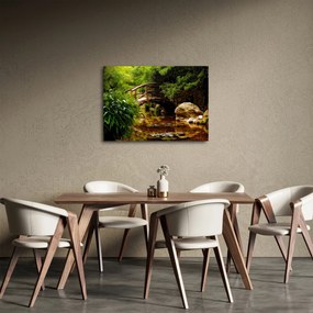 Obraz - Most nad rzeką (70x50 cm)
