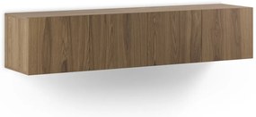 Szafka pod TV w dekorze dębu w naturalnym kolorze 180x38x35 cm Daroca – Marckeric
