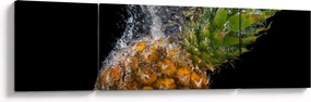 Obraz ananasa w wodzie (170x50 cm)