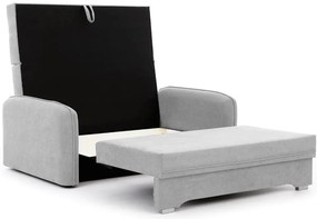 Sofa rozkładana z funkcją spania LAINE jasnoszara ELTAP